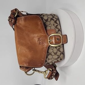 Coach brown leather purse